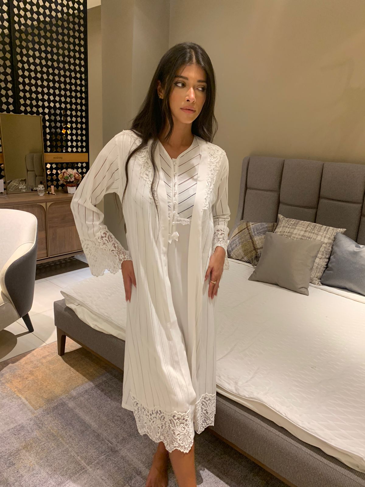 Dress with Robe